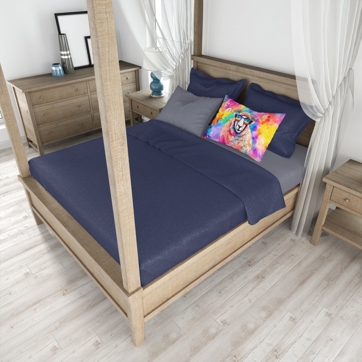 Hippie Animal Sheep Standard Pillowcase