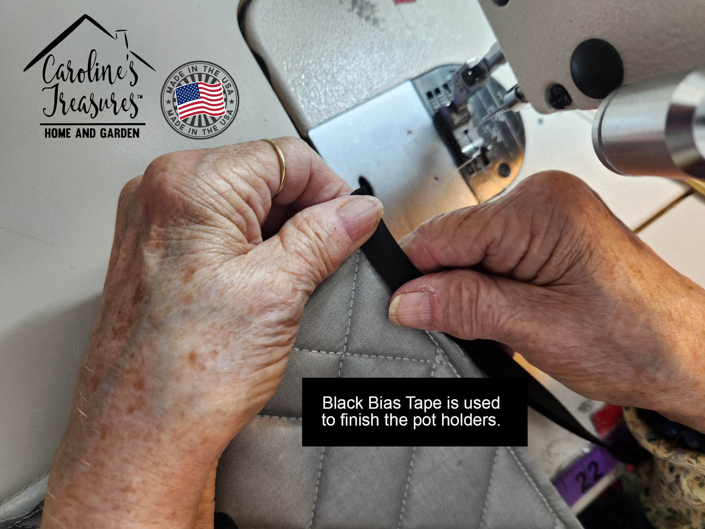 Doberman Pinscher and Santa Claus Pair of Pot Holders