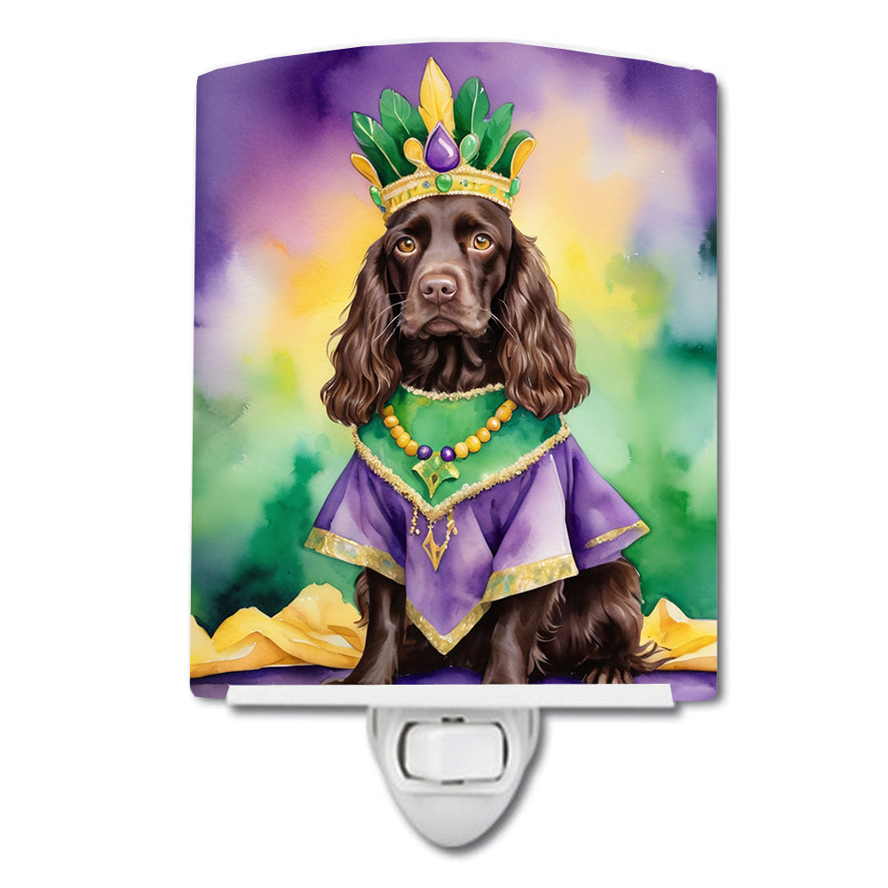 Buy this Boykin Spaniel King of Mardi Gras Ceramic Night Light