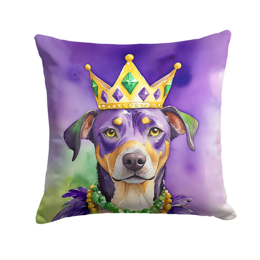 Buy this Catahoula King of Mardi Gras Throw Pillow