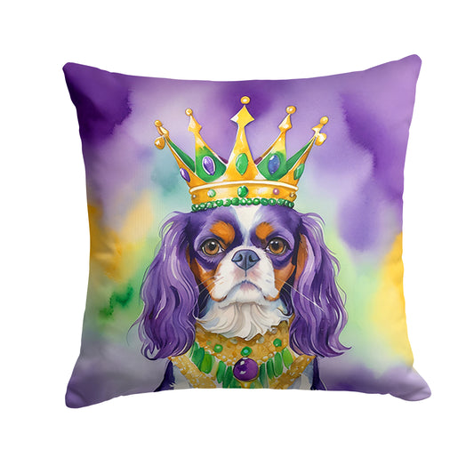 Buy this Cavalier Spaniel King of Mardi Gras Throw Pillow