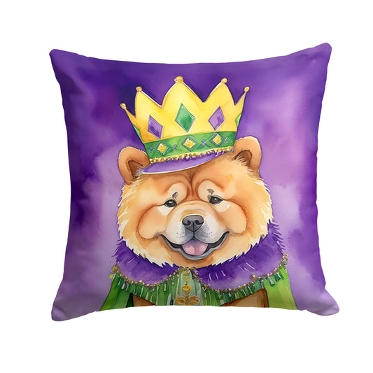 Buy this Chow Chow King of Mardi Gras Throw Pillow