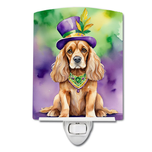 Buy this Cocker Spaniel King of Mardi Gras Ceramic Night Light