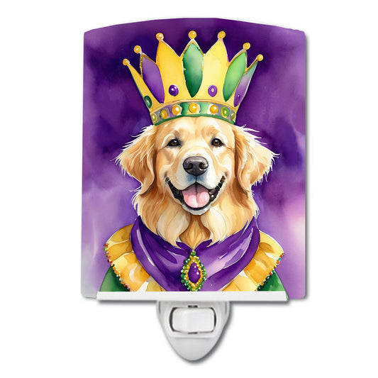 Buy this Golden Retriever King of Mardi Gras Ceramic Night Light