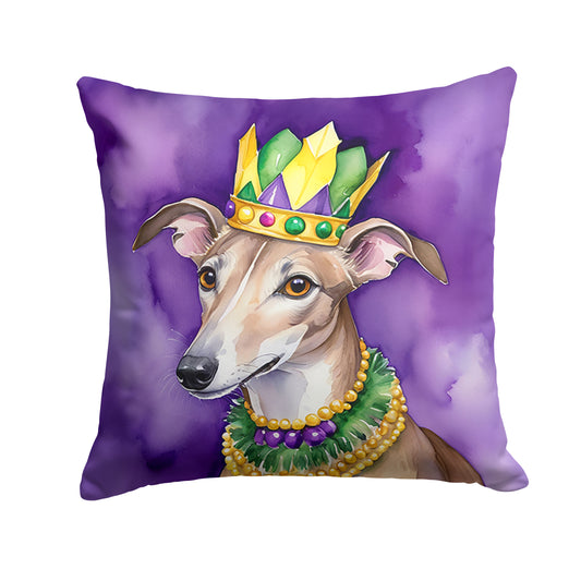 Buy this Greyhound King of Mardi Gras Throw Pillow