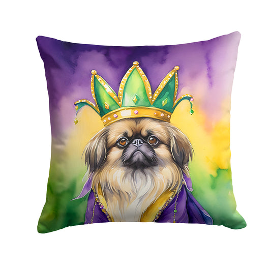 Buy this Pekingese King of Mardi Gras Throw Pillow