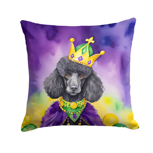 Buy this Black Poodle King of Mardi Gras Throw Pillow