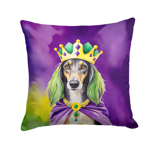 Buy this Saluki King of Mardi Gras Throw Pillow