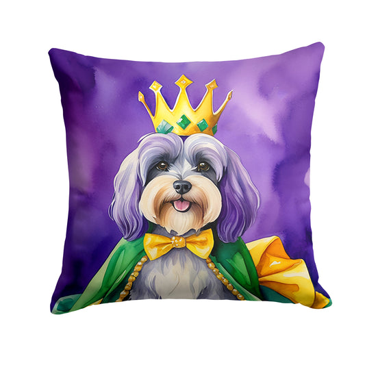 Buy this Tibetan Terrier King of Mardi Gras Throw Pillow