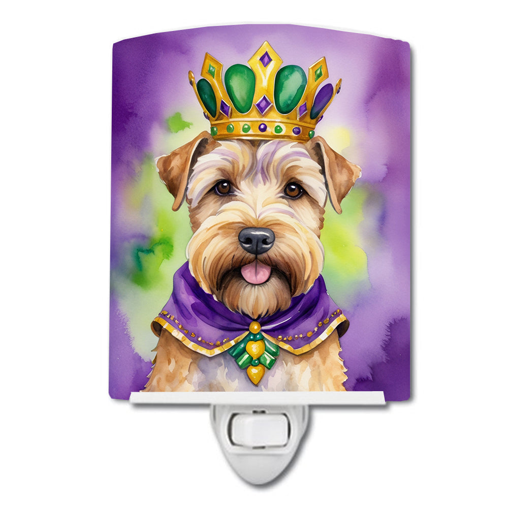 Buy this Wheaten Terrier King of Mardi Gras Ceramic Night Light