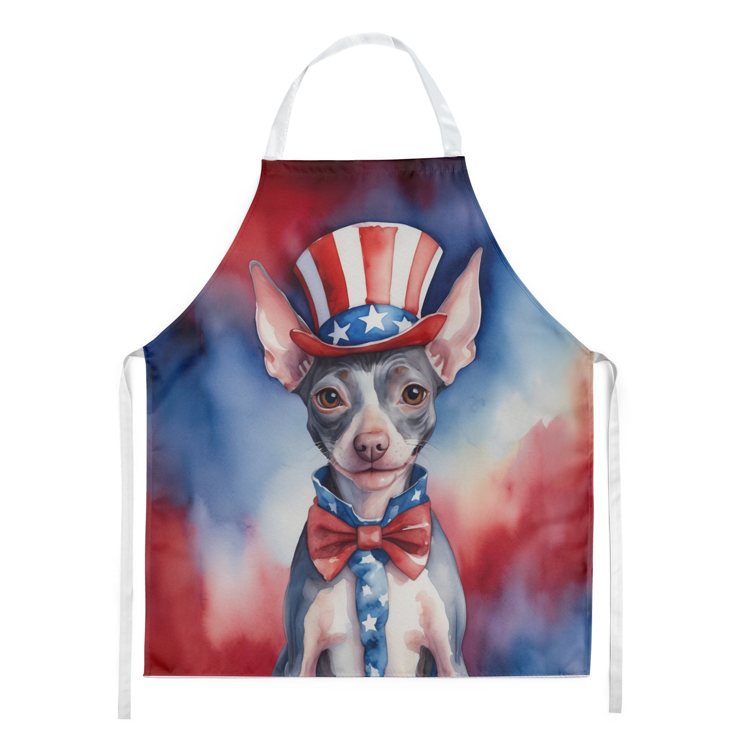 Buy this American Hairless Terrier Patriotic American Apron