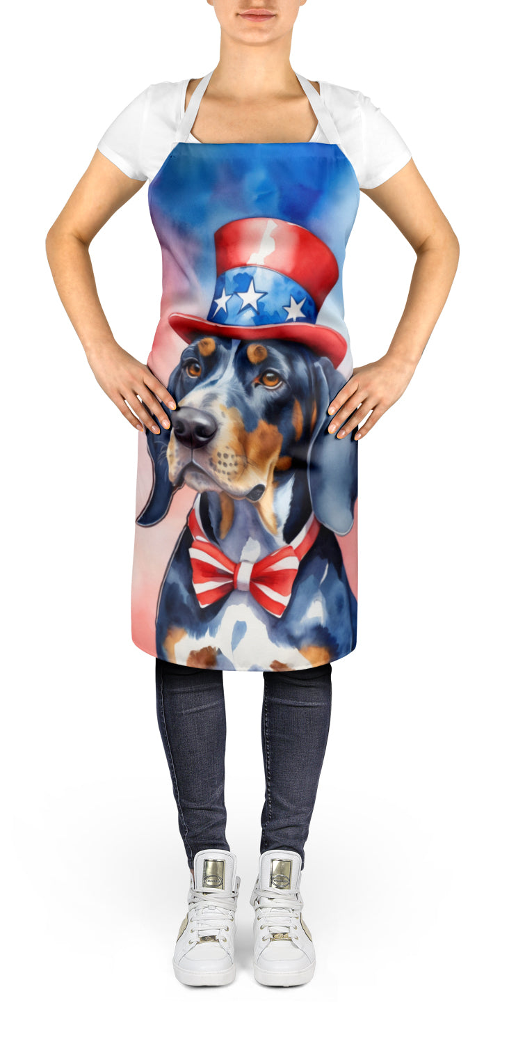 Bluetick Coonhound Patriotic American Apron