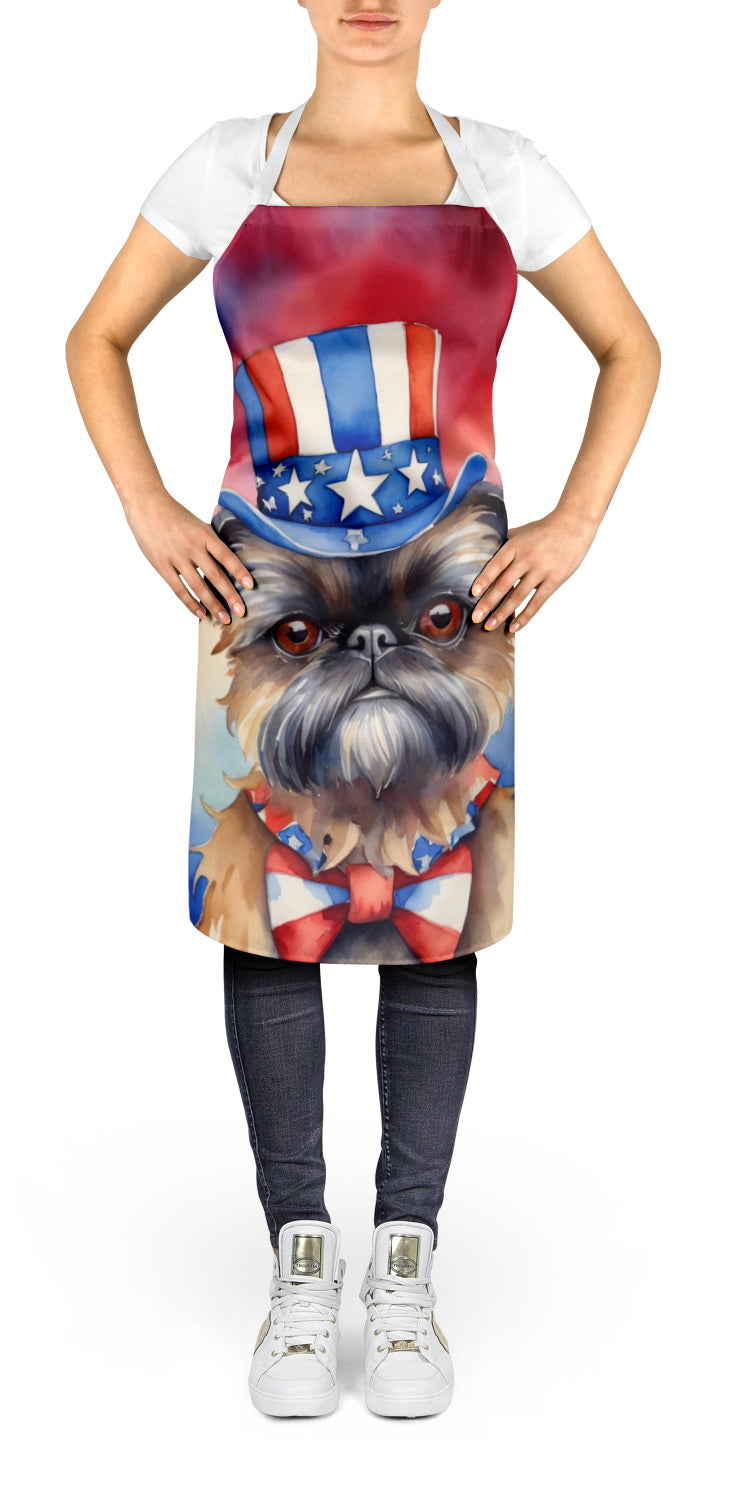 Brussels Griffon Patriotic American Apron