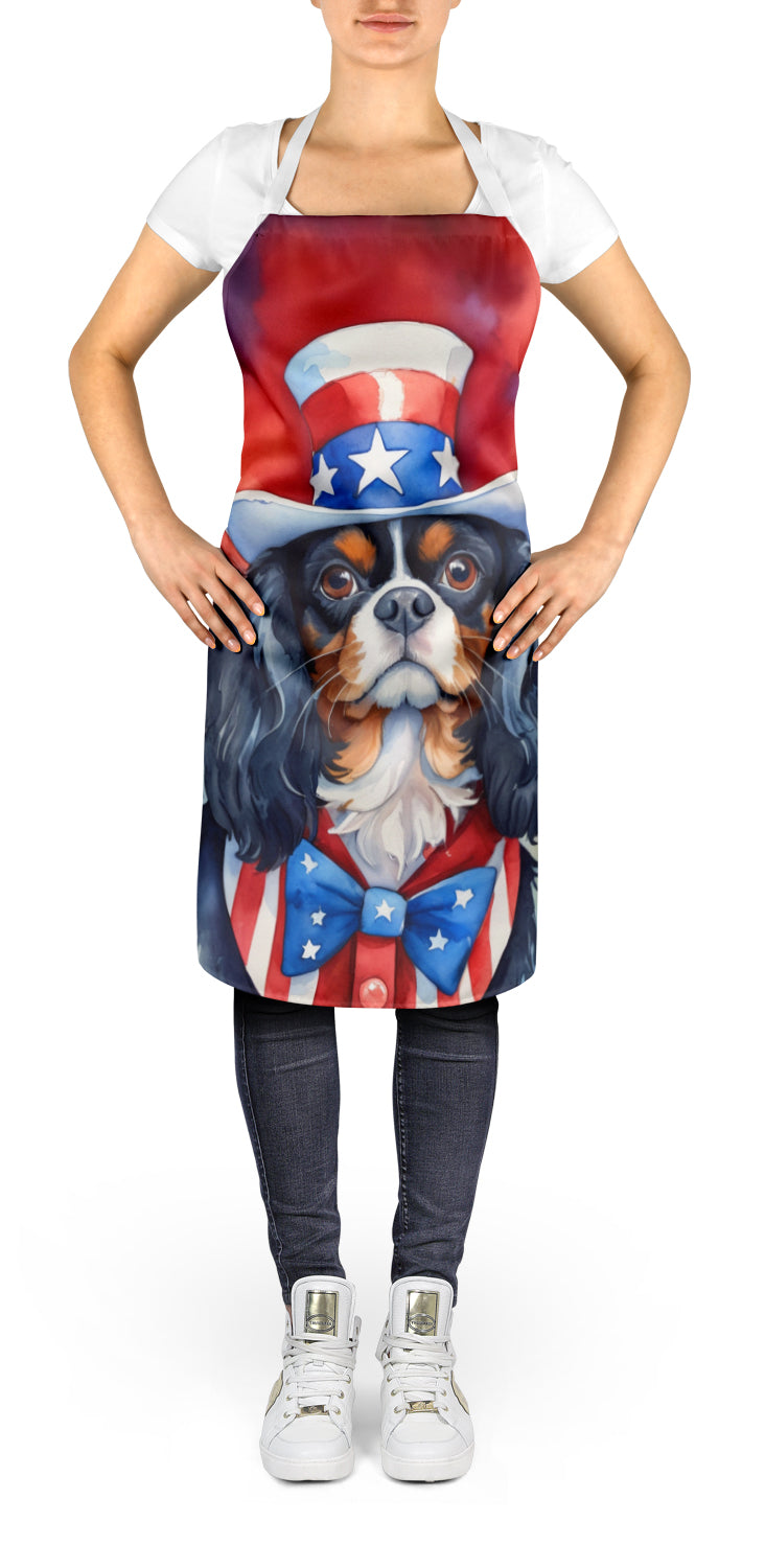 Cavalier Spaniel Patriotic American Apron