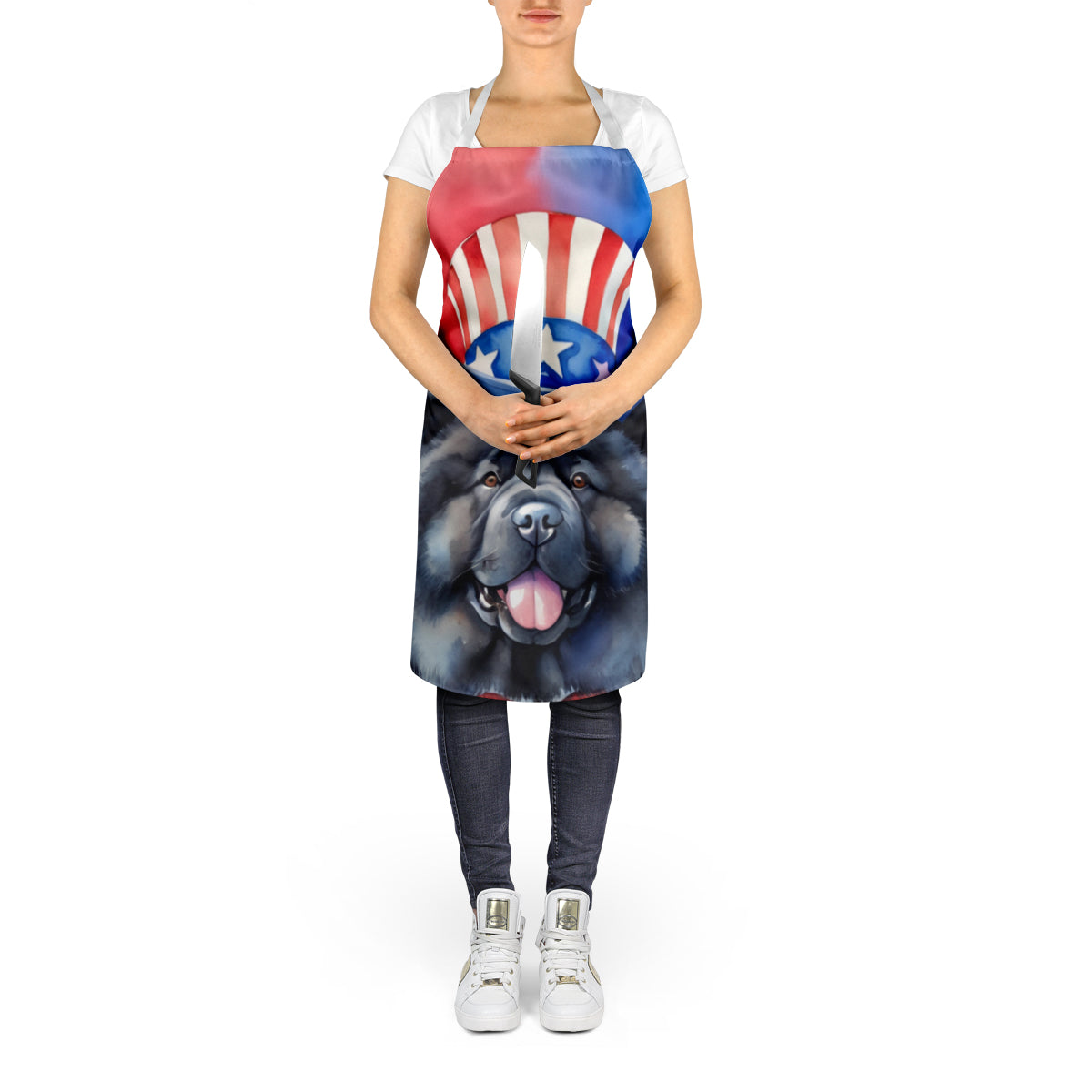 Chow Chow Patriotic American Apron