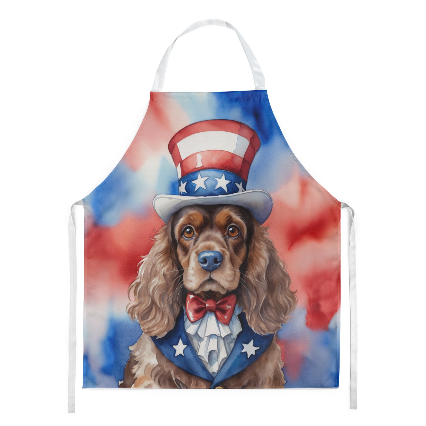 Buy this Cocker Spaniel Patriotic American Apron