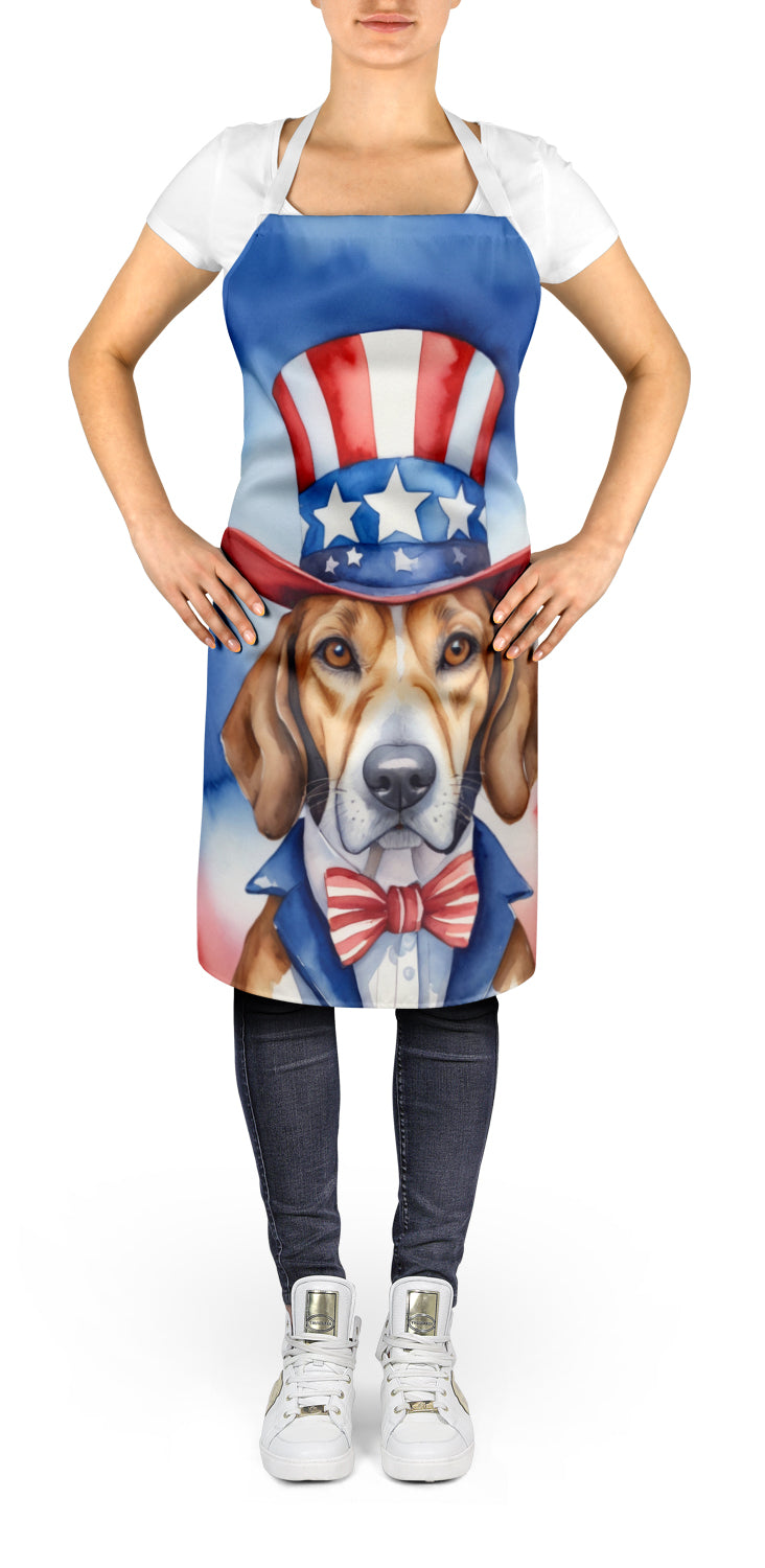 English Foxhound Patriotic American Apron