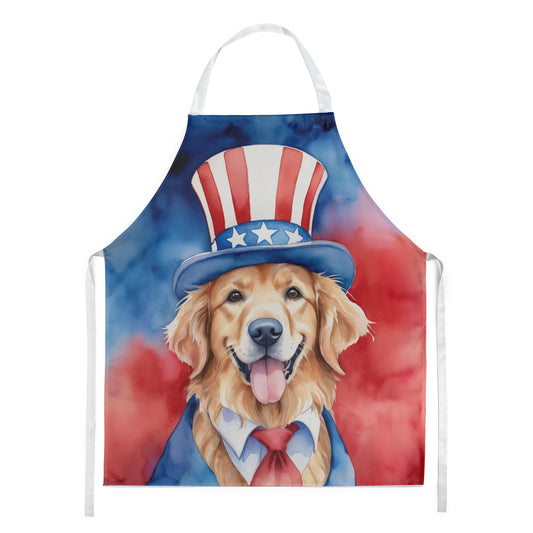 Buy this Golden Retriever Patriotic American Apron