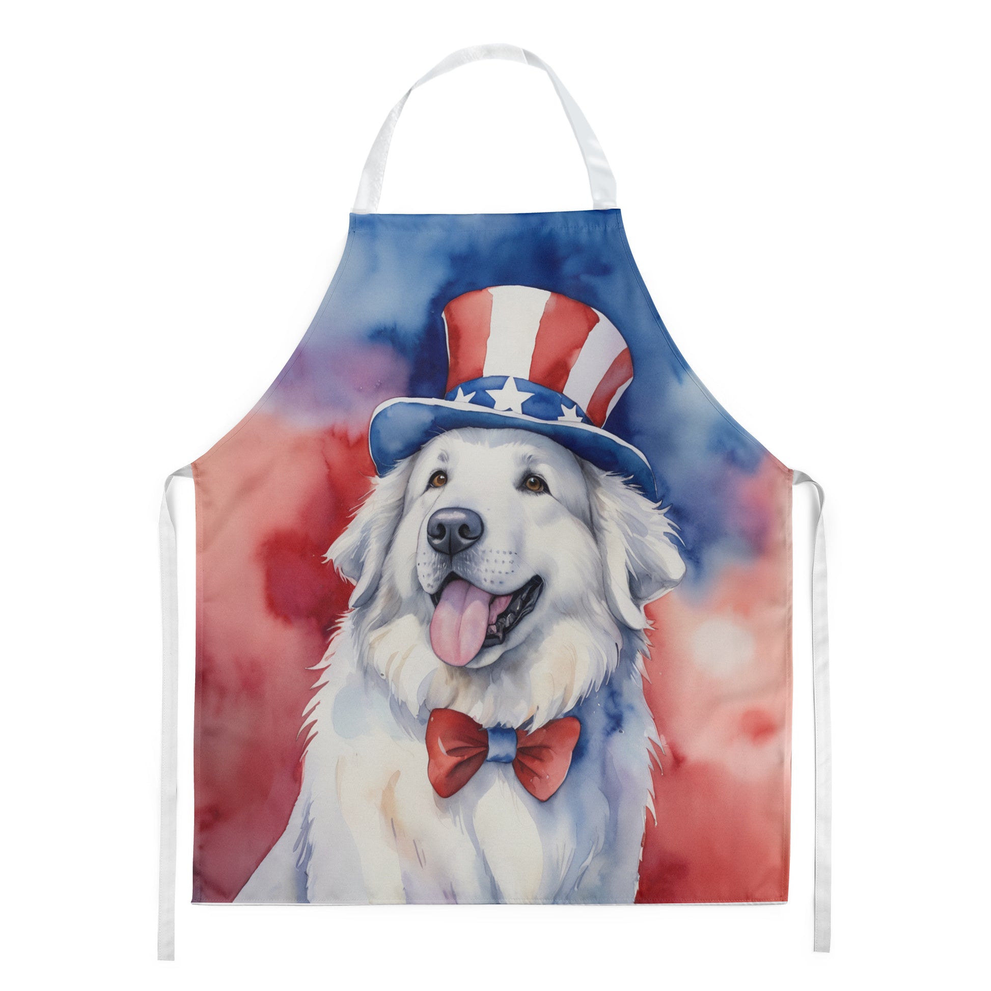 Buy this Great Pyrenees Patriotic American Apron