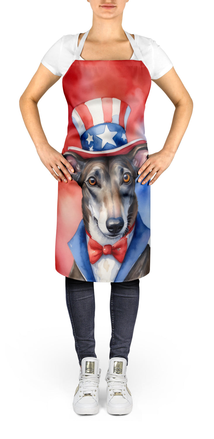 Greyhound Patriotic American Apron