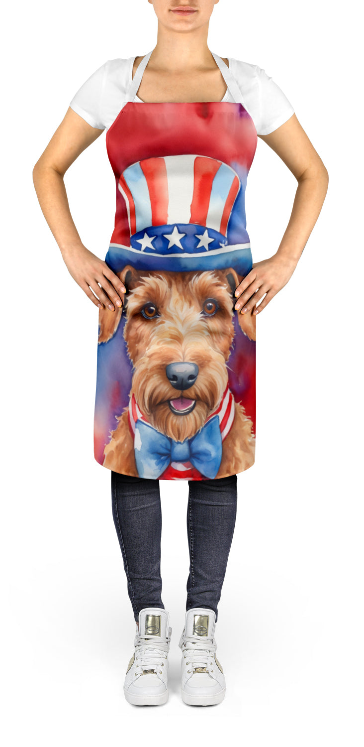 Irish Terrier Patriotic American Apron