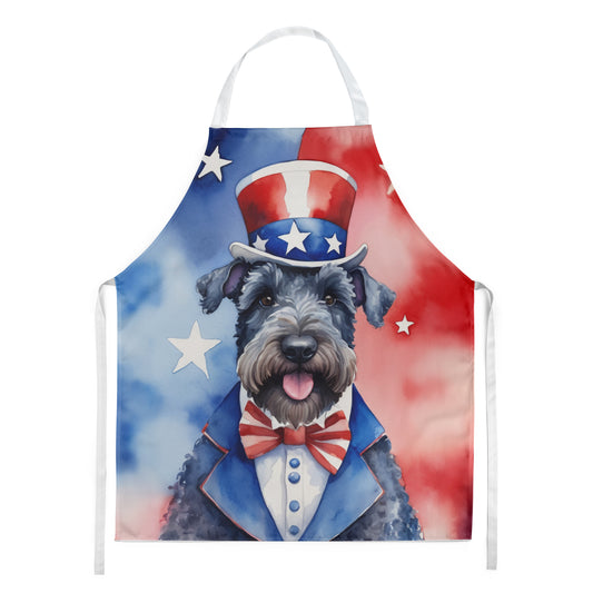 Buy this Kerry Blue Terrier Patriotic American Apron