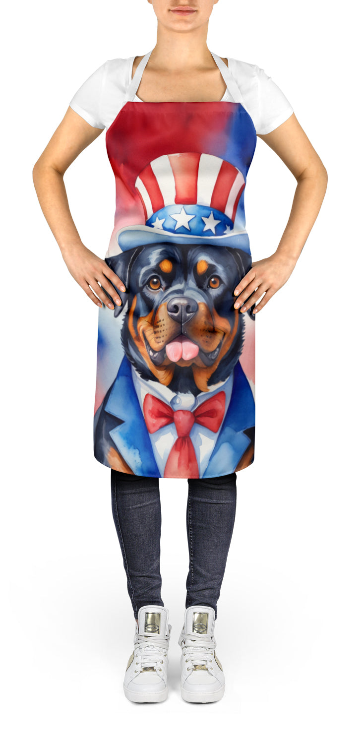 Rottweiler Patriotic American Apron