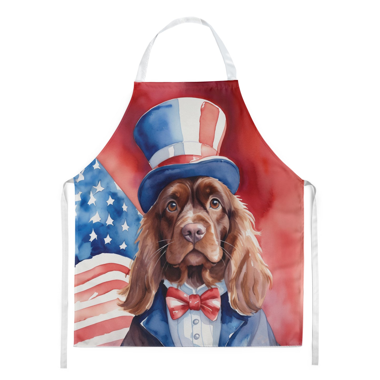 Buy this Sussex Spaniel Patriotic American Apron