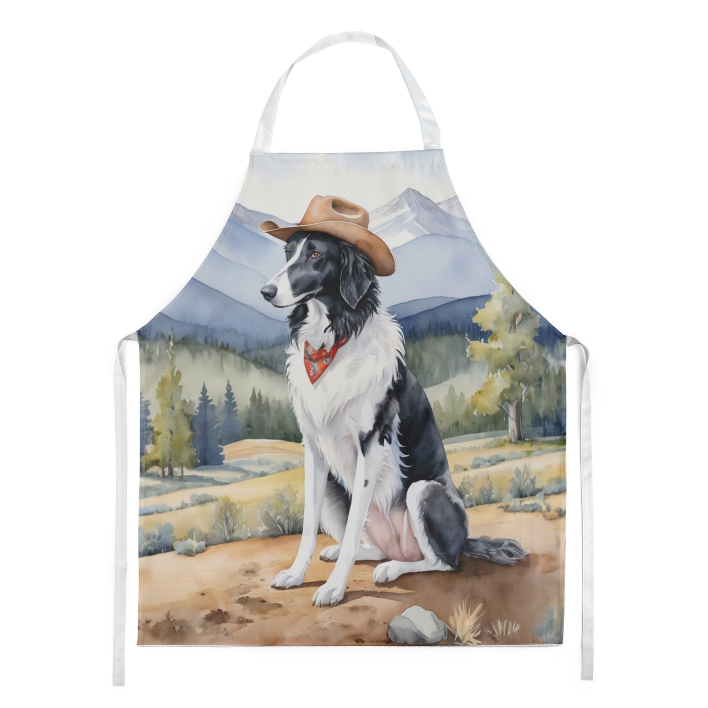 Buy this Borzoi Cowboy Welcome Apron