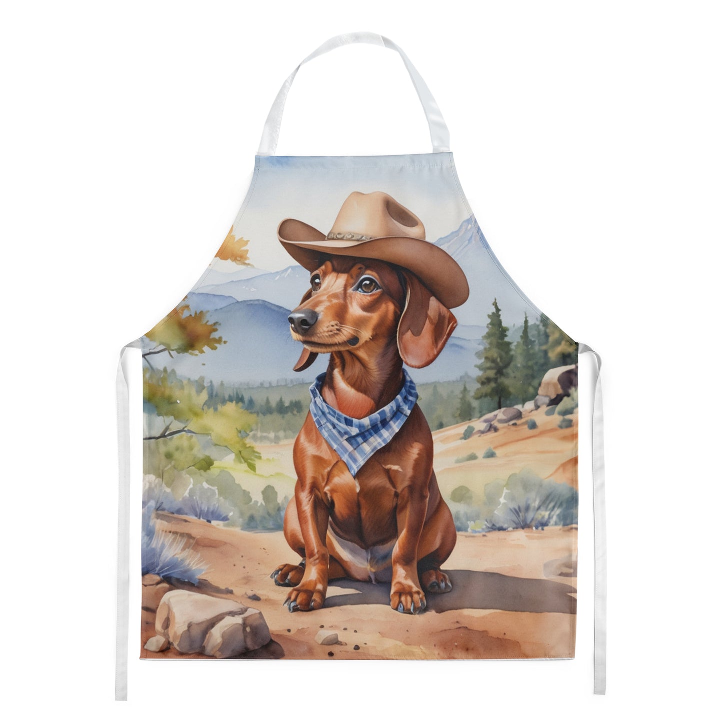 Buy this Dachshund Cowboy Welcome Apron