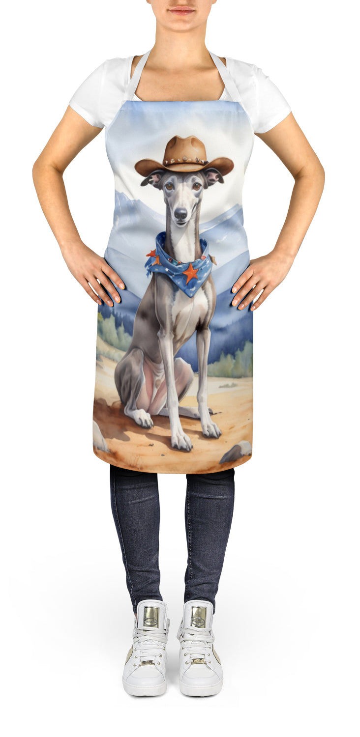 Greyhound Cowboy Welcome Apron