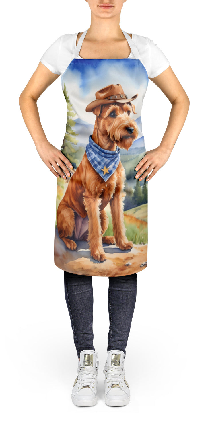 Irish Terrier Cowboy Welcome Apron