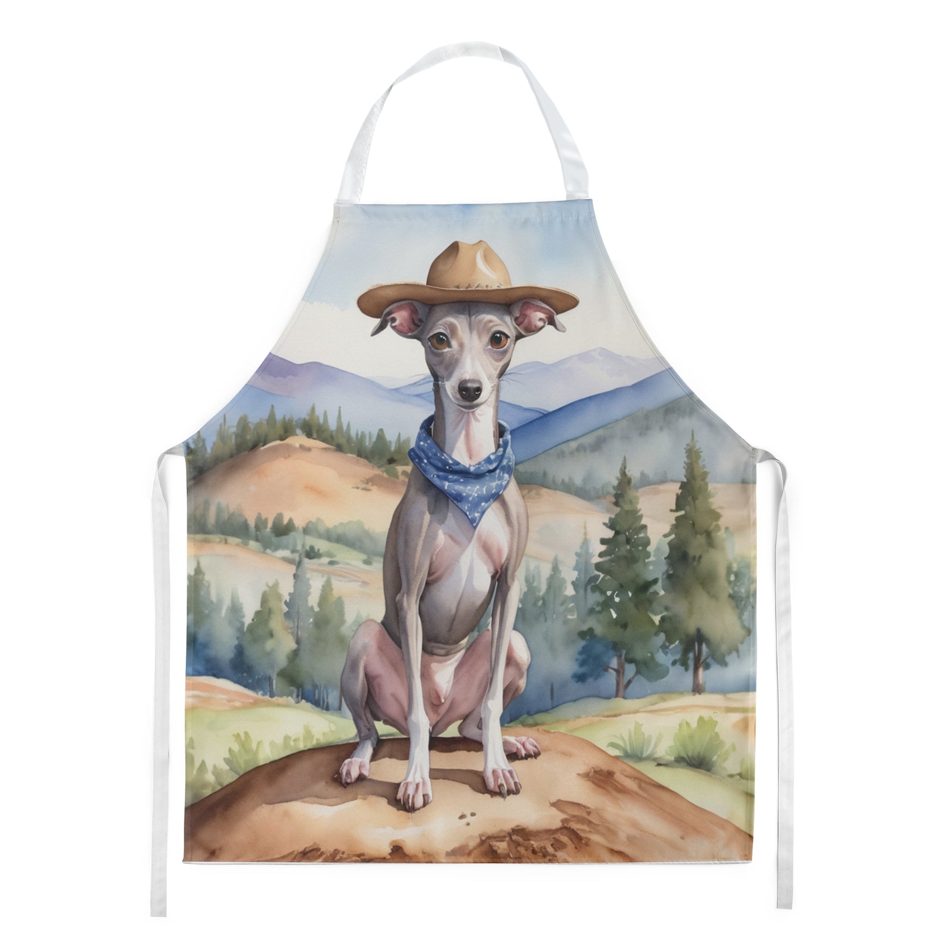 Buy this Italian Greyhound Cowboy Welcome Apron