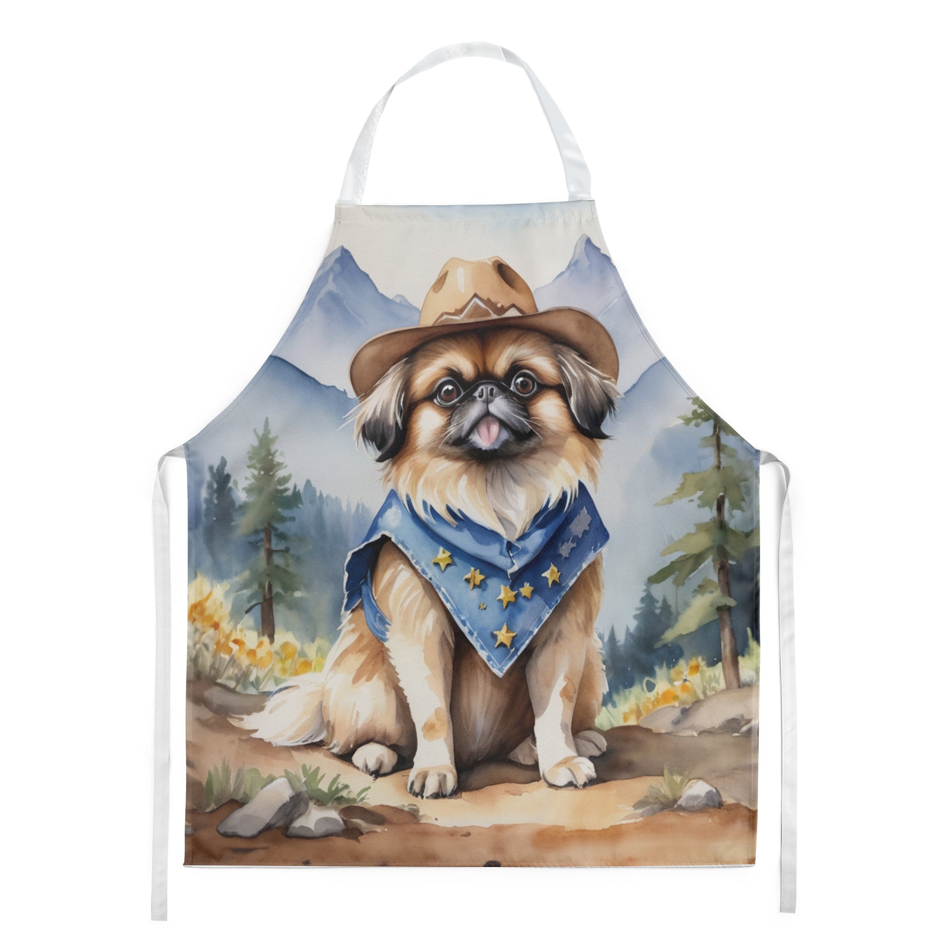 Buy this Pekingese Cowboy Welcome Apron