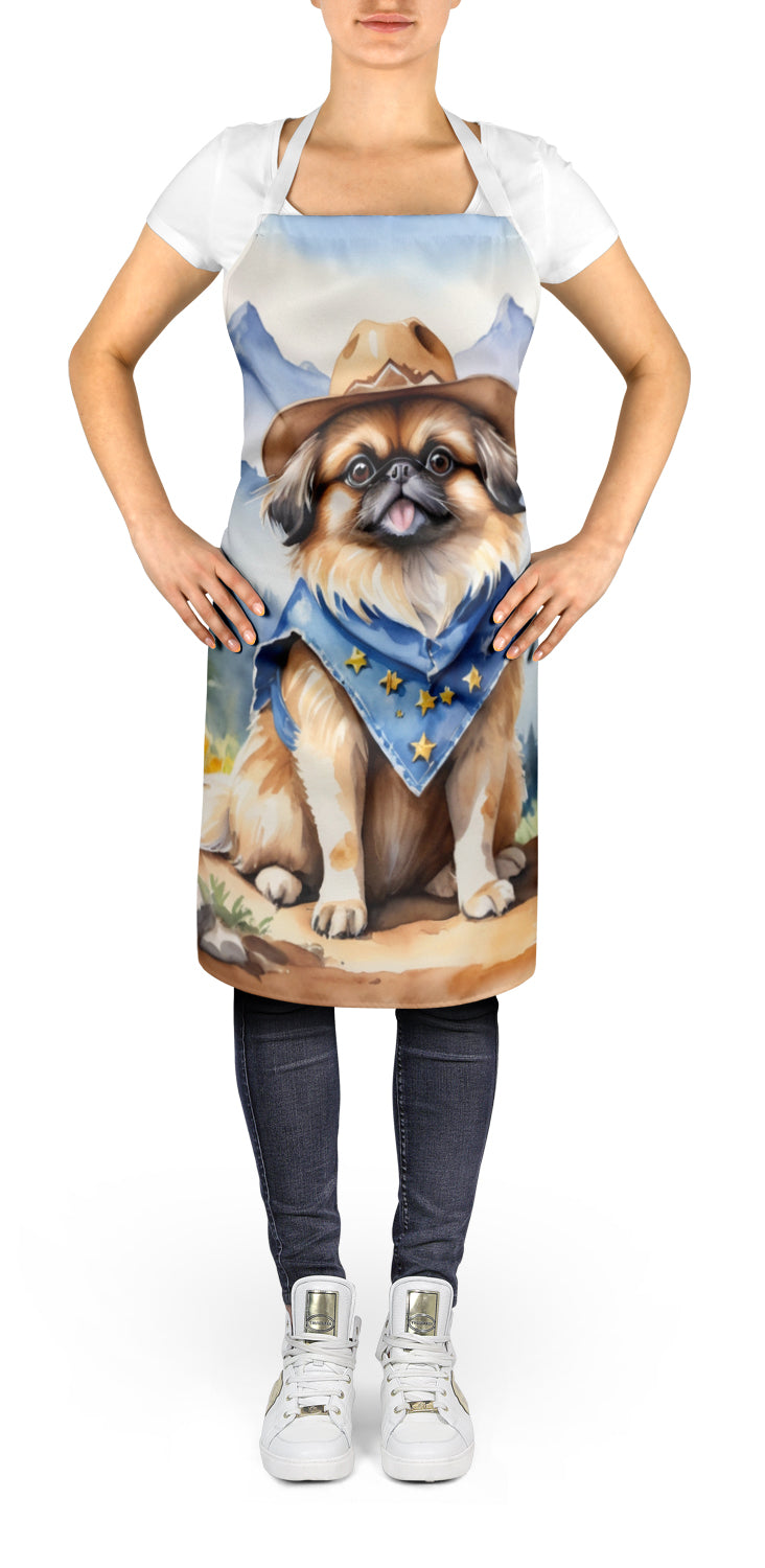 Pekingese Cowboy Welcome Apron