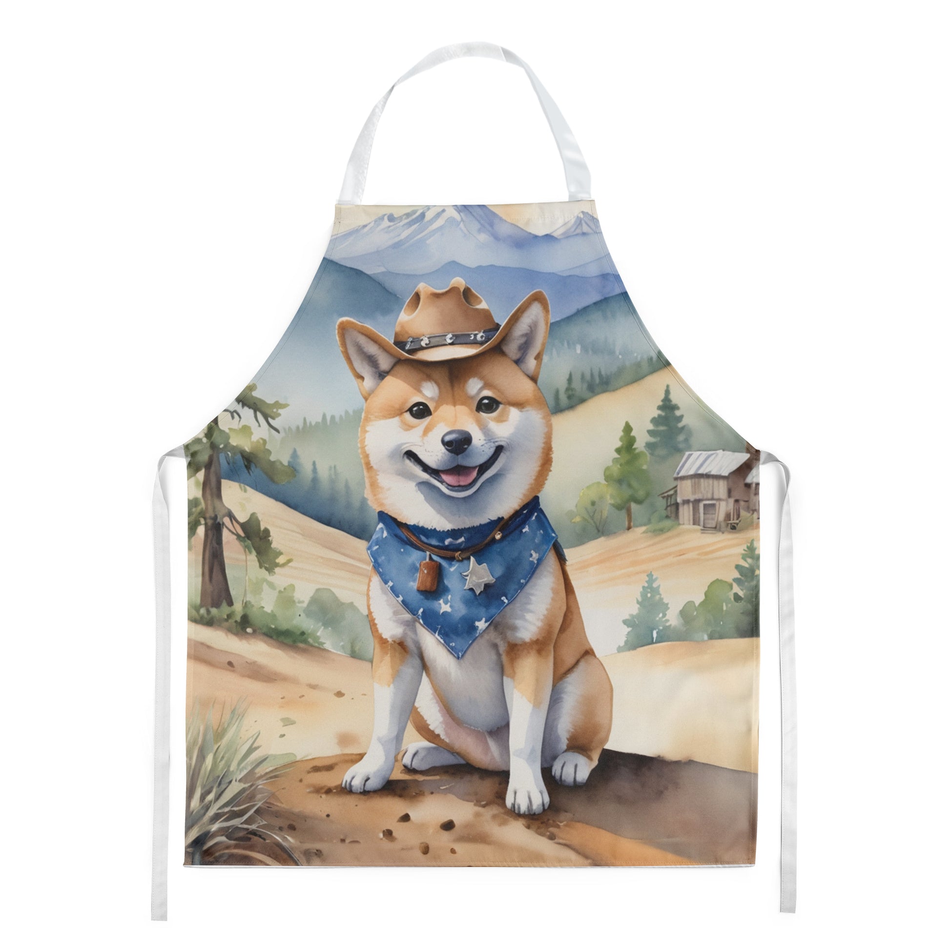 Buy this Shiba Inu Cowboy Welcome Apron