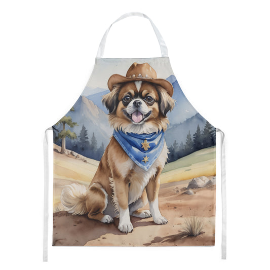 Buy this Tibetan Spaniel Cowboy Welcome Apron