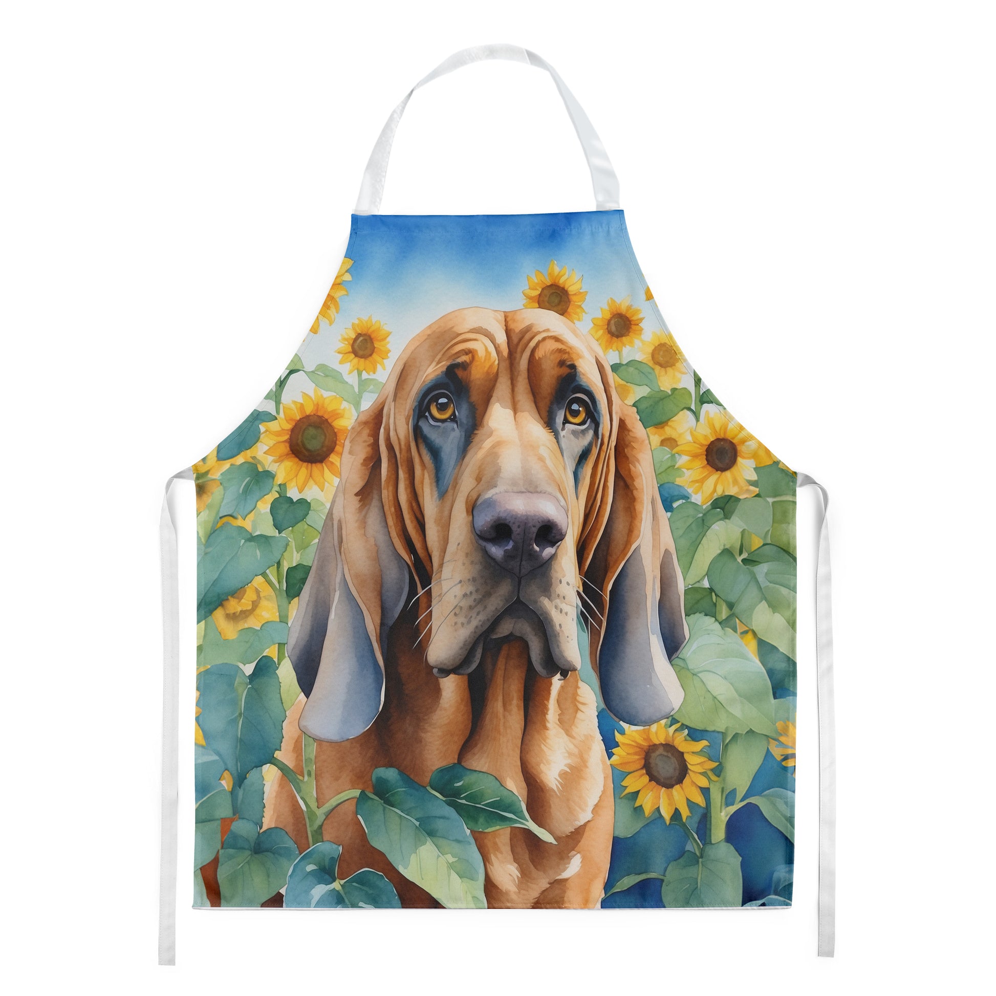 Buy this Bloodhound in Sunflowers Apron