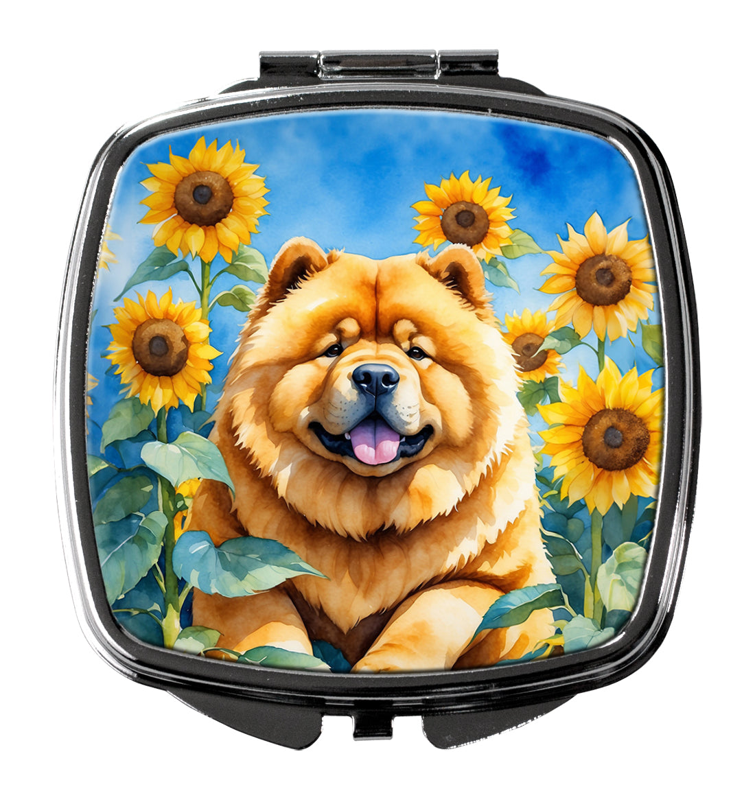 Buy this Chow Chow in Sunflowers Compact Mirror