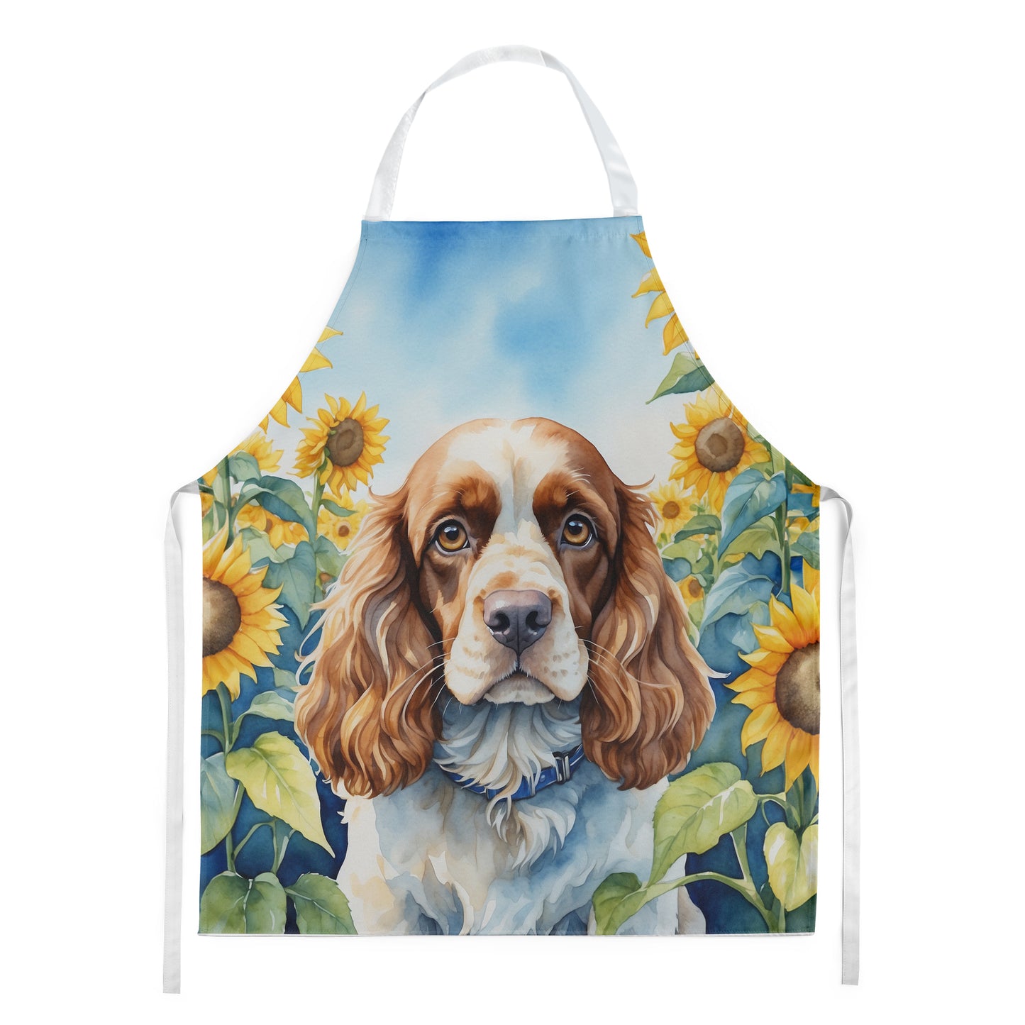 Buy this Cocker Spaniel in Sunflowers Apron