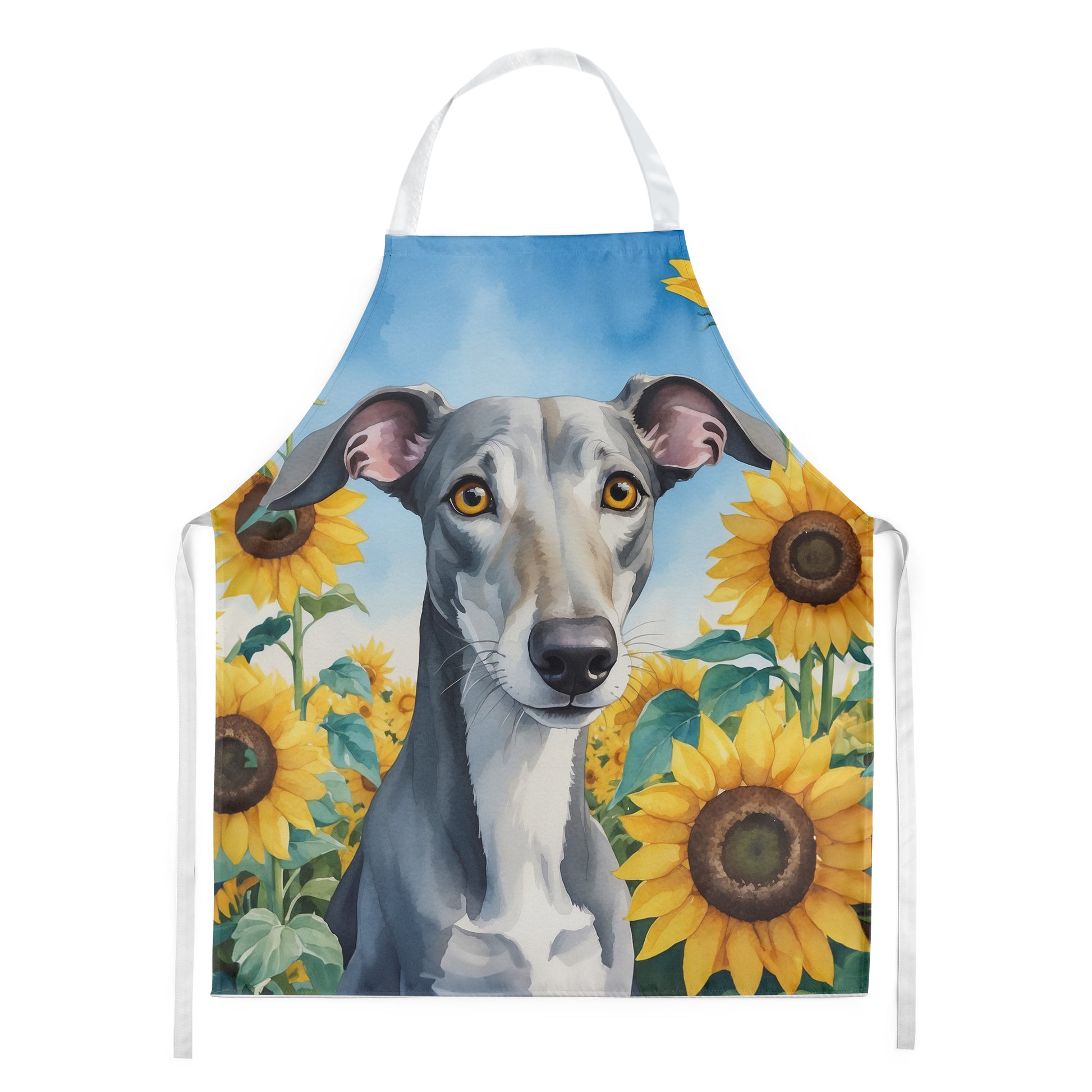 Buy this Greyhound in Sunflowers Apron