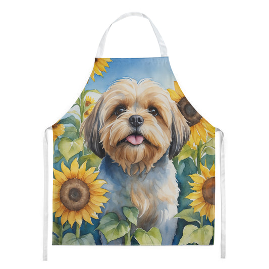 Buy this Lhasa Apso in Sunflowers Apron