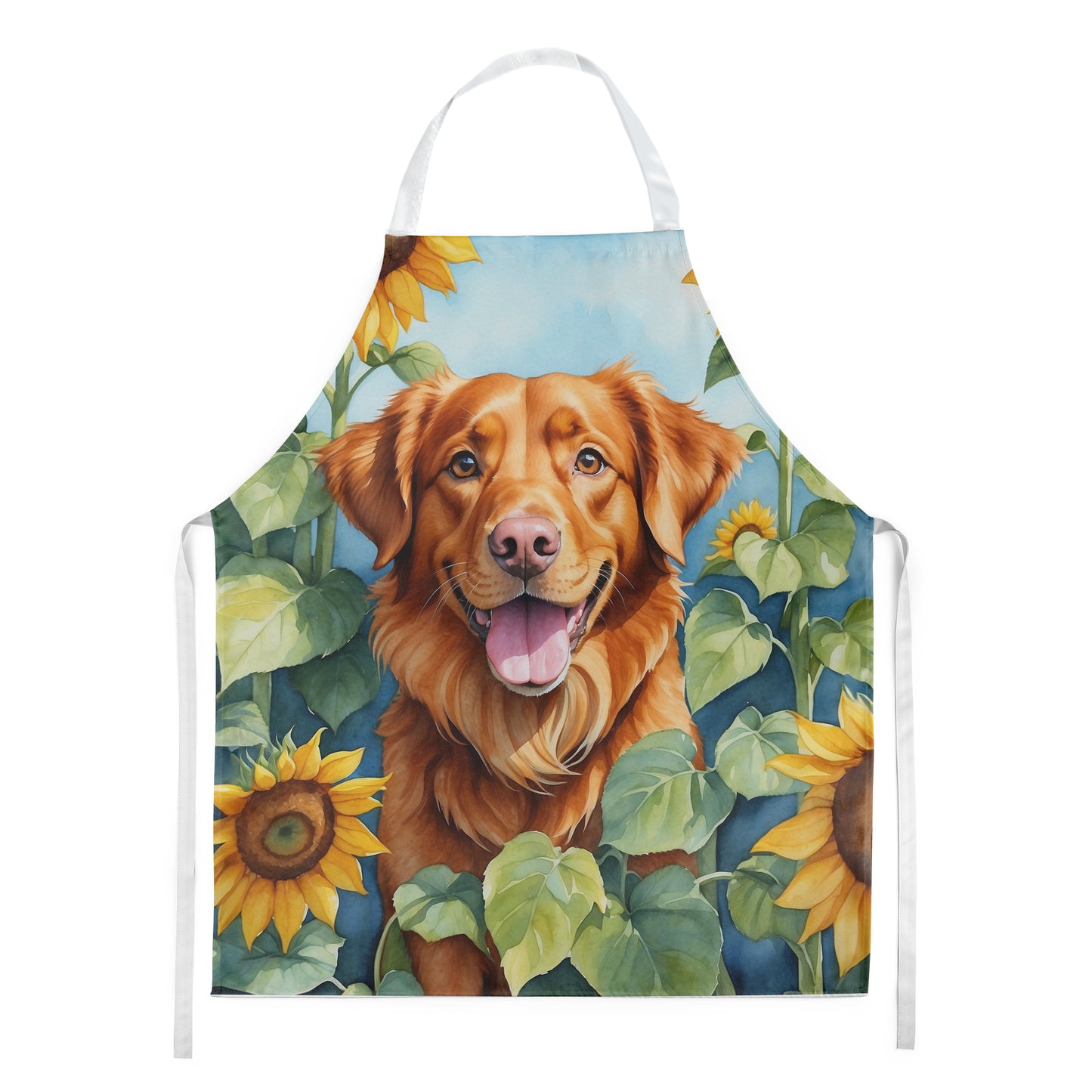 Buy this Nova Scotia Duck Toller in Sunflowers Apron