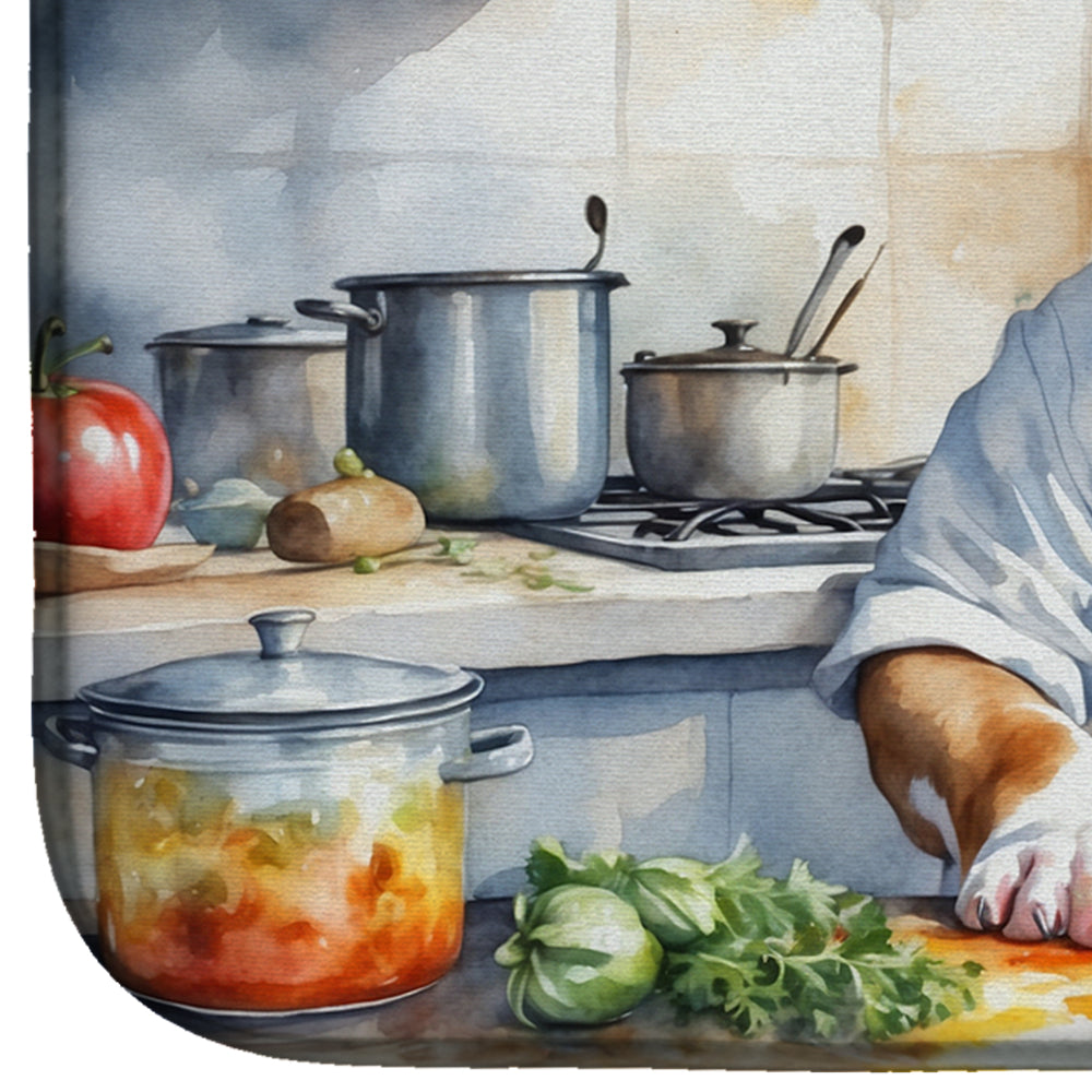 American Bulldog The Chef Dish Drying Mat