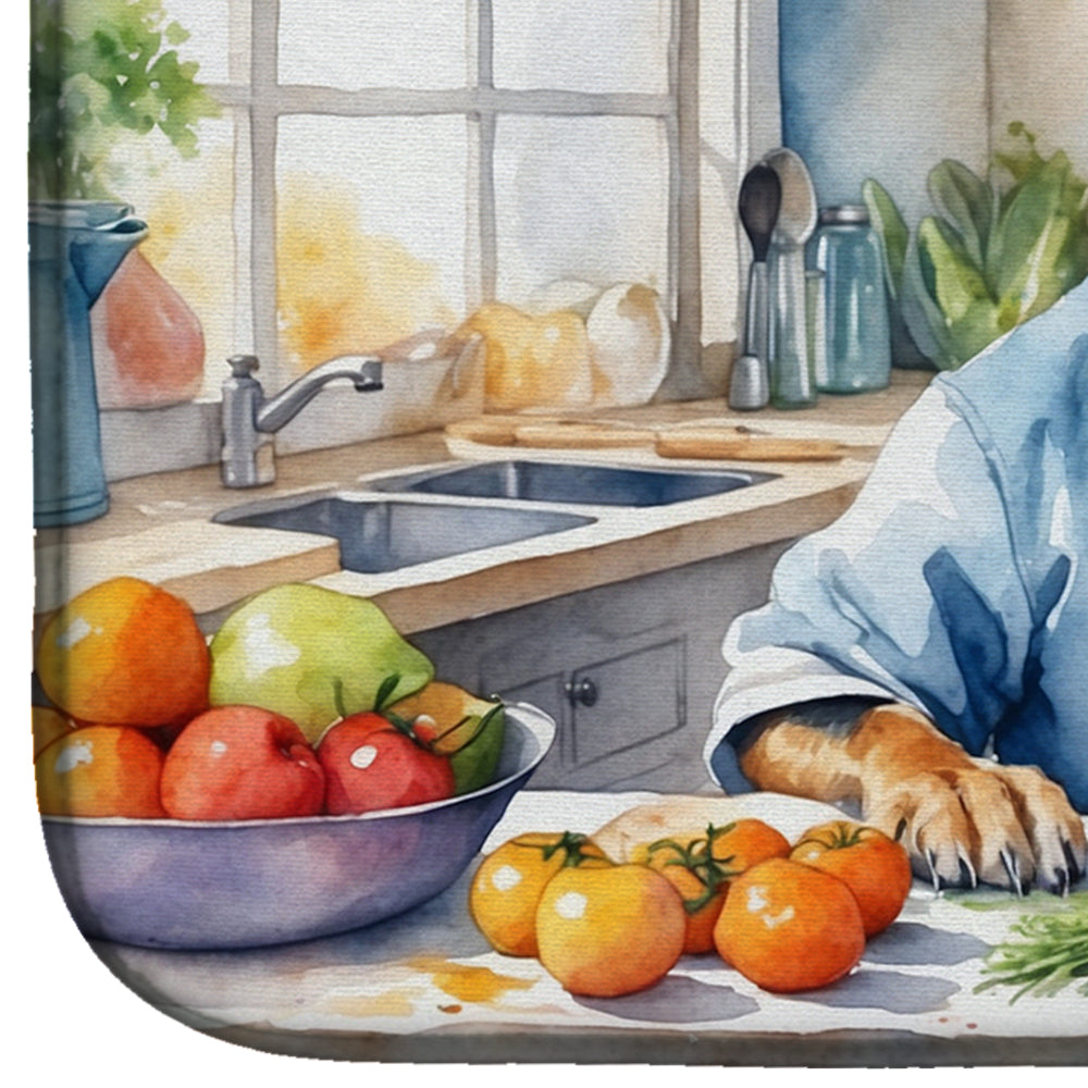 Australian Cattle Dog The Chef Dish Drying Mat