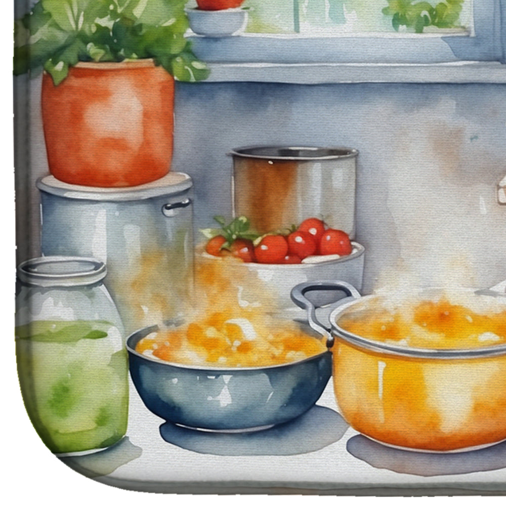 Basenji The Chef Dish Drying Mat