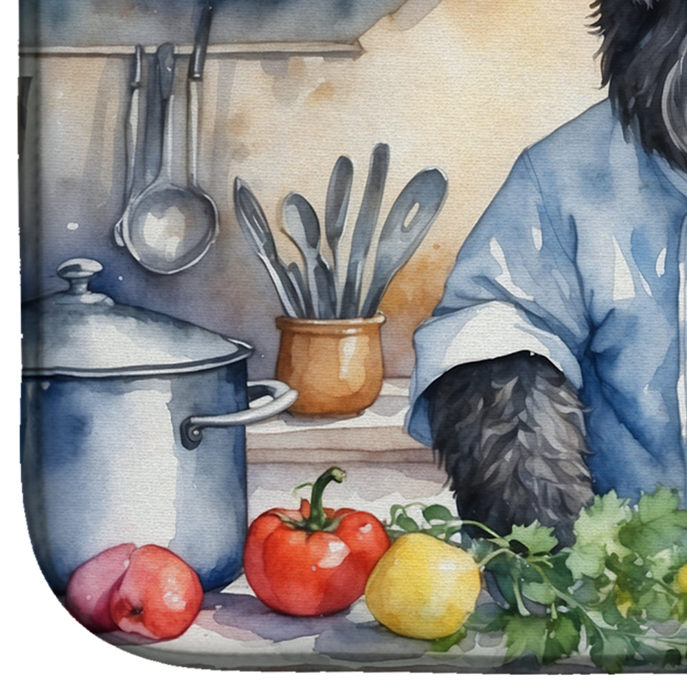 Bouvier des Flandres The Chef Dish Drying Mat