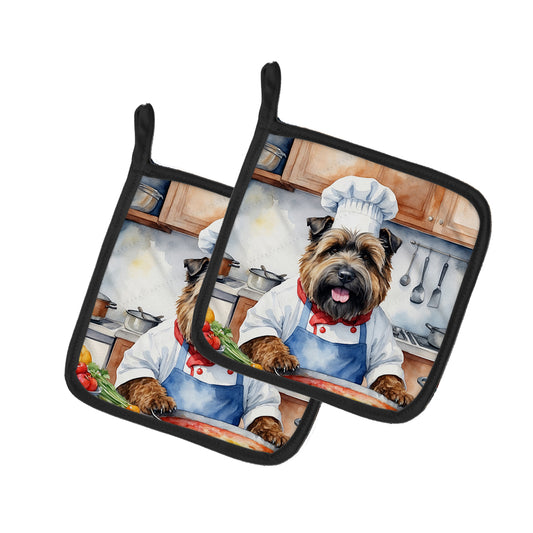 Buy this Bouvier des Flandres The Chef Pair of Pot Holders