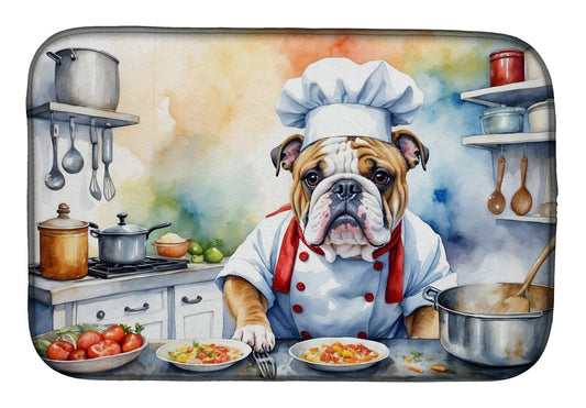 Buy this English Bulldog The Chef Dish Drying Mat