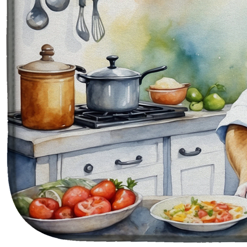 English Bulldog The Chef Dish Drying Mat